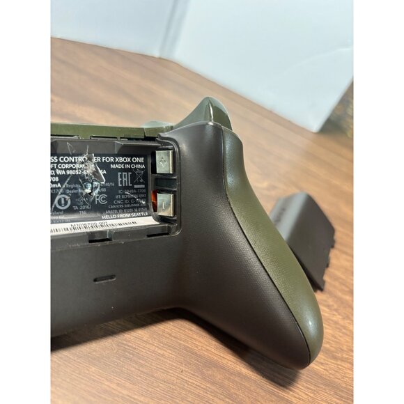 Xbox One Call Of Duty Wireless Controller Tested And Working Olive Green - Picture 7 of 8